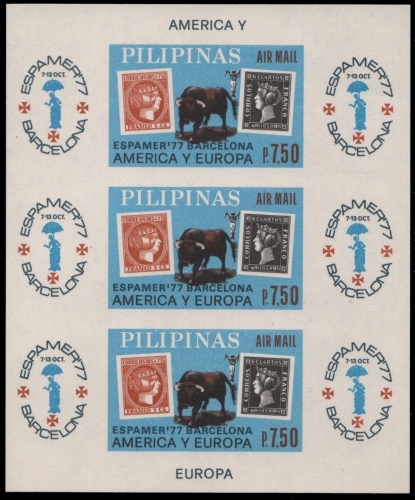 Philippinen 1977 - Mi-Nr. Block 11 B ** - MNH - ESPAMER 77