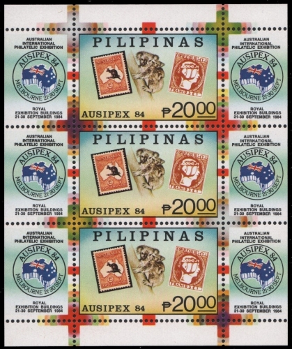 Philippinen 1984 - Mi-Nr. Block 26 A ** - MNH - AUSIPEX 84