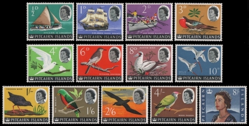 Pitcairn 1964 - Mi-Nr. 39-51 ** - MNH - Queen Elisabeth II