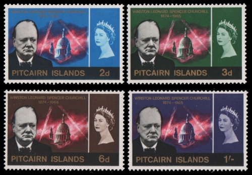 Pitcairn 1966 - Mi-Nr. 56-59 ** - MNH - Winston Churchill