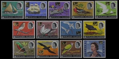 Pitcairn 1967 - Mi-Nr. 72-84 ** - MNH - Queen Elisabeth II