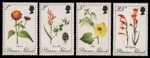 Pitcairn 1970 - Mi-Nr. 110-113 ** - MNH - Blumen / Flowers