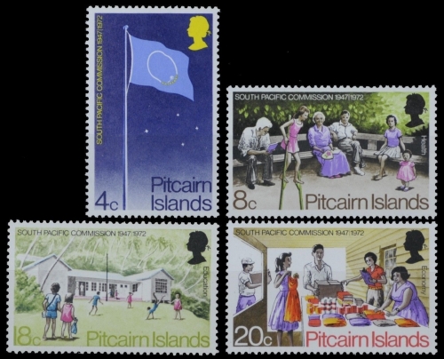 Pitcairn 1972 - Mi-Nr. 123-126 ** - MNH - Südpazifische Kommission