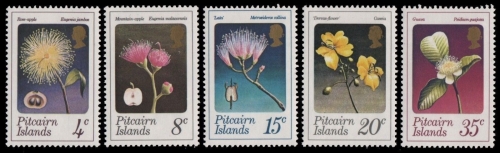 Pitcairn 1973 - Mi-Nr. 130-134 ** - MNH - Blumen / Flowers