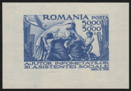 Rumänien 1947 - Mi-Nr. Block 36 ** - MNH - Sozialer Hilfsfonds