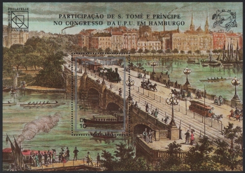 São Tomé & Príncipe 1984 - Mi-Nr. Block 150 ** - MNH - Schiffe / Ships
