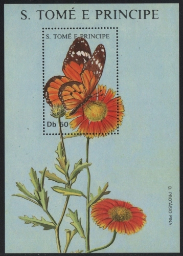 São Tomé & Príncipe 1988 - Mi-Nr. Block 181 ** - MNH - Schmetterling / Butterfly