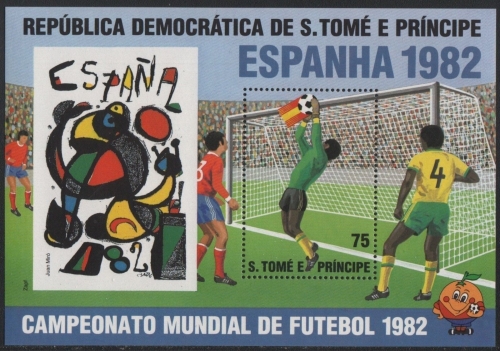 São Tomé & Príncipe 1982 - Mi-Nr. Block 82 A ** - MNH - Fußball / Soccer