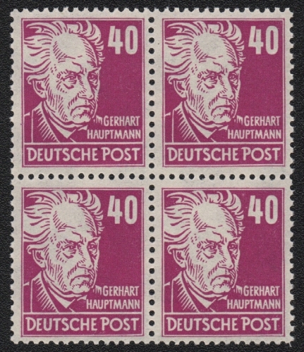 SBZ 1948 - Mi-Nr. 223 a ** - MNH - Viererblock - BPP geprüft