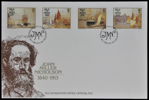 Isle of Man 1987 - Mi-Nr. 331-334 - Schiffe / Ships - FDC