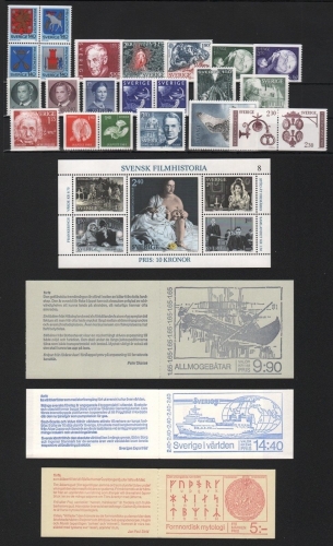 Schweden 1981 ** - MNH - in den Hauptnummern Kompletter Jahrgang