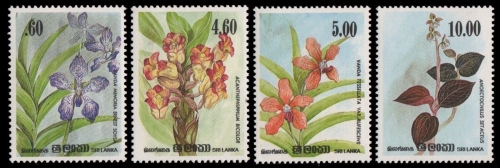 Sri Lanka 1984 - Mi-Nr. 675-678 ** - MNH - Orchideen / Orchids