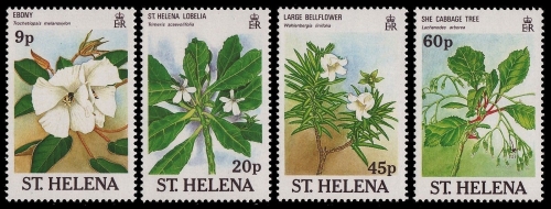 St. Helena 1989 - Mi-Nr. 495-498 ** - MNH - Blumen / Flowers