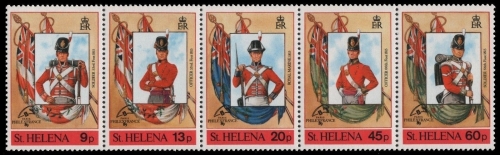 St. Helena 1989 - Mi-Nr. 504-508 ** - MNH - Uniformen