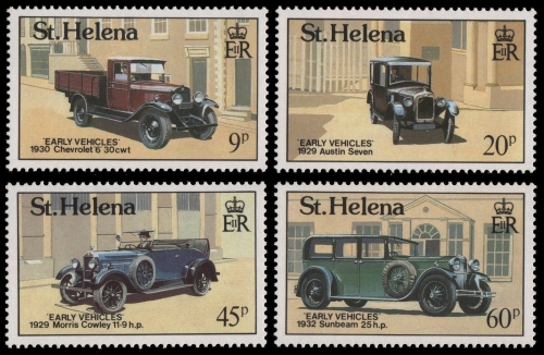 St. Helena 1989 - Mi-Nr. 517-520 ** - MNH - Autos / Cars