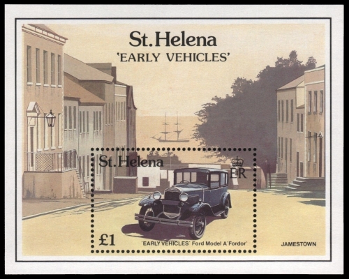St. Helena 1989 - Mi-Nr. Block 9 ** - MNH - Autos / Cars