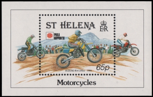 St. Helena 1991 - Mi-Nr. Block 11 ** - MNH - Motorrad / Motor bike