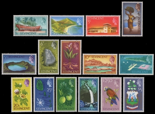 St. Vincent 1965 - Mi-Nr. 205-219 ** - MNH - Freimarken / Definitives
