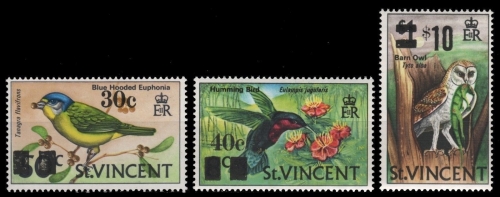 St. Vincent 1973 - Mi-Nr. 343-345 ** - MNH - Vögel / Birds