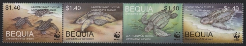 St. Vincent - Bequia 2001 - Mi-Nr. 306-309 ** - MNH - Schildkröten / Turtles