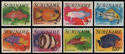 Surinam 1977 - Mi-Nr. 771-778 ** - MNH - Fische / Fish