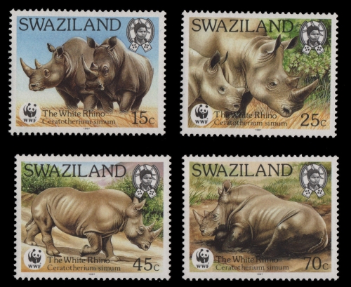 Swaziland 1987 - Mi-Nr. 528-531 ** - MNH - Wildtiere / Wild Animals - WWF