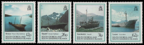 Süd-Georgien 1990 - Mi-Nr. 186-189 ** - MNH - Schiffe / Ships