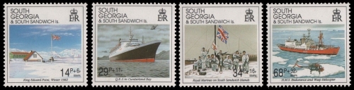 Süd-Georgien 1992 - Mi-Nr. 207-210 ** - MNH - Schiffe / Ships