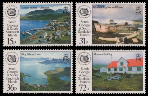 Süd-Georgien 1993 - Mi-Nr. 211-214 ** - MNH - Walfangmuseum