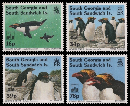 Süd-Georgien 1994 - Mi-Nr. 231-234 ** - MNH - Pinguine / Penguins