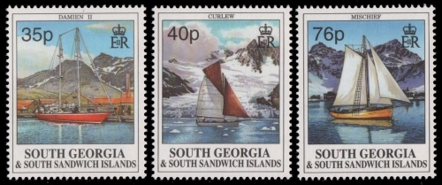 Süd-Georgien 1995 - Mi-Nr. 246-248 ** - MNH - Schiffe / Ships