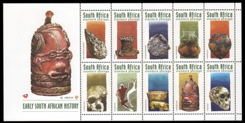 Südafrika 1998 - Mi-Nr. 1130-1139 ** - MNH - KLB - archäologische Funde