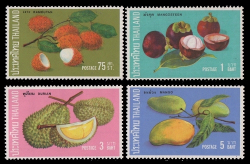 Thailand 1972 - Mi-Nr. 643-646 ** - MNH - Früchte / Fruits