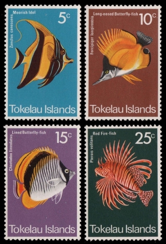 Tokelau 1975 - Mi-Nr. 38-41 ** - MNH - Fische / Fish