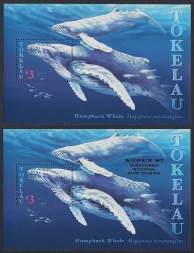 Tokelau 1997 - Mi-Nr. Block 11 & 11 I ** - MNH - Wale / Whales