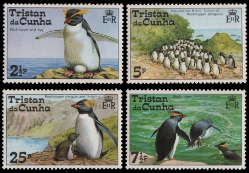 Tristan da Cunha 1974 - Mi-Nr. 191-194 ** - MNH - Pinguine / Penguins