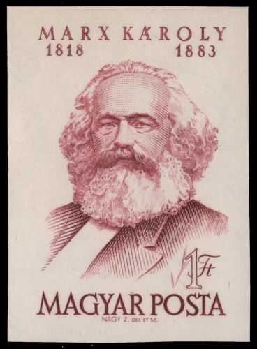 Ungarn 1968 - Mi-Nr. 2406 B ** - MNH - Marx