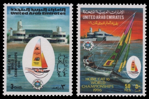 Ver. Arabische Emirate 1996 - Mi-Nr. 497-498 ** - MNH - Segelboote / Sail boats