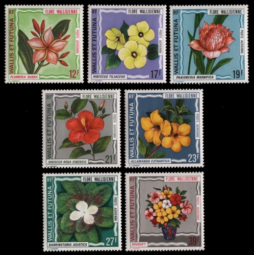 Wallis & Futuna 1973 - Mi-Nr. 247-253 ** - MNH - Blumen / Flowers
