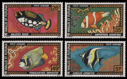 Wallis & Futuna 1978 - Mi-Nr. 299-302 ** - MNH - Fische / Fish