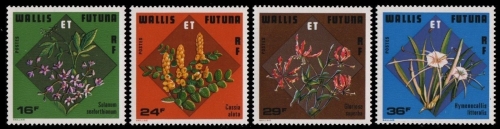 Wallis & Futuna 1978 - Mi-Nr. 311-314 ** - MNH - Blumen / Flowers