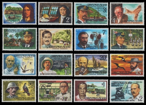 Weihnachtsinsel 1977 - Mi-Nr. 69-84 ** - MNH - Freimarken - Besucher