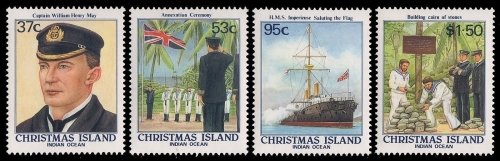 Weihnachtsinsel 1988 - Mi-Nr. 258-261 ** - MNH - Annexion
