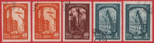 Russia / Sowjetunion 1956 - Mi-Nr. 1864 A & C, 1892-1893 A & C gest / used