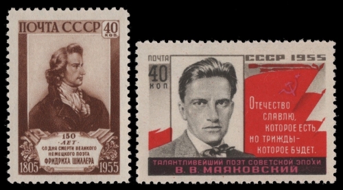 Russia / Sowjetunion 1955 - Mi-Nr. 1759 & 1763 ** - MNH - 2 Ausgaben