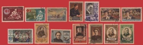Russia / Sowjetunion 1956 gest / used - 10 komplette Ausgaben