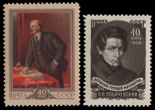 Russia / Sowjetunion 1956 - Mi-Nr. 1829 & 1830 ** - MNH - 2 Ausgaben