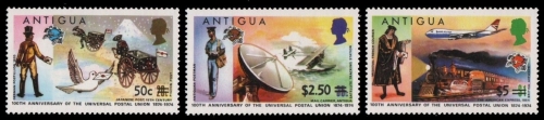 Antigua 1975 - Mi-Nr. 355-357 ** - MNH - Transport - UPU