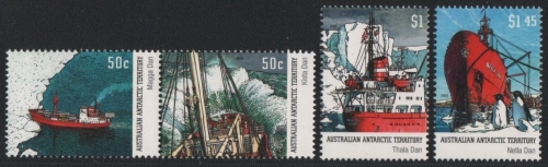 AAT / Austral. Antarktis 2003 - Mi-Nr. 153-156 ** - MNH - Schiffe / Ships (I)