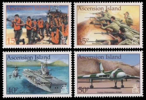 Ascension 2002 - Mi-Nr. 871-874 ** - MNH - Rückeroberung Falklands
